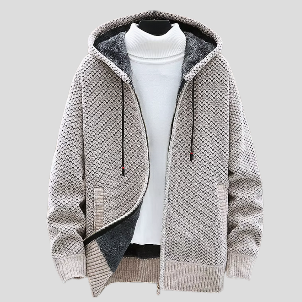 Yaro™ | Stickad Hoodie med Stil