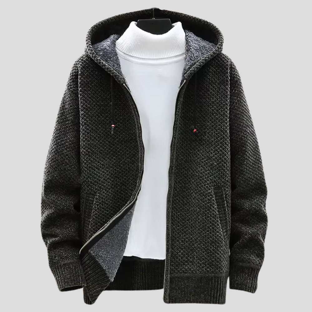 Yaro™ | Stickad Hoodie med Stil