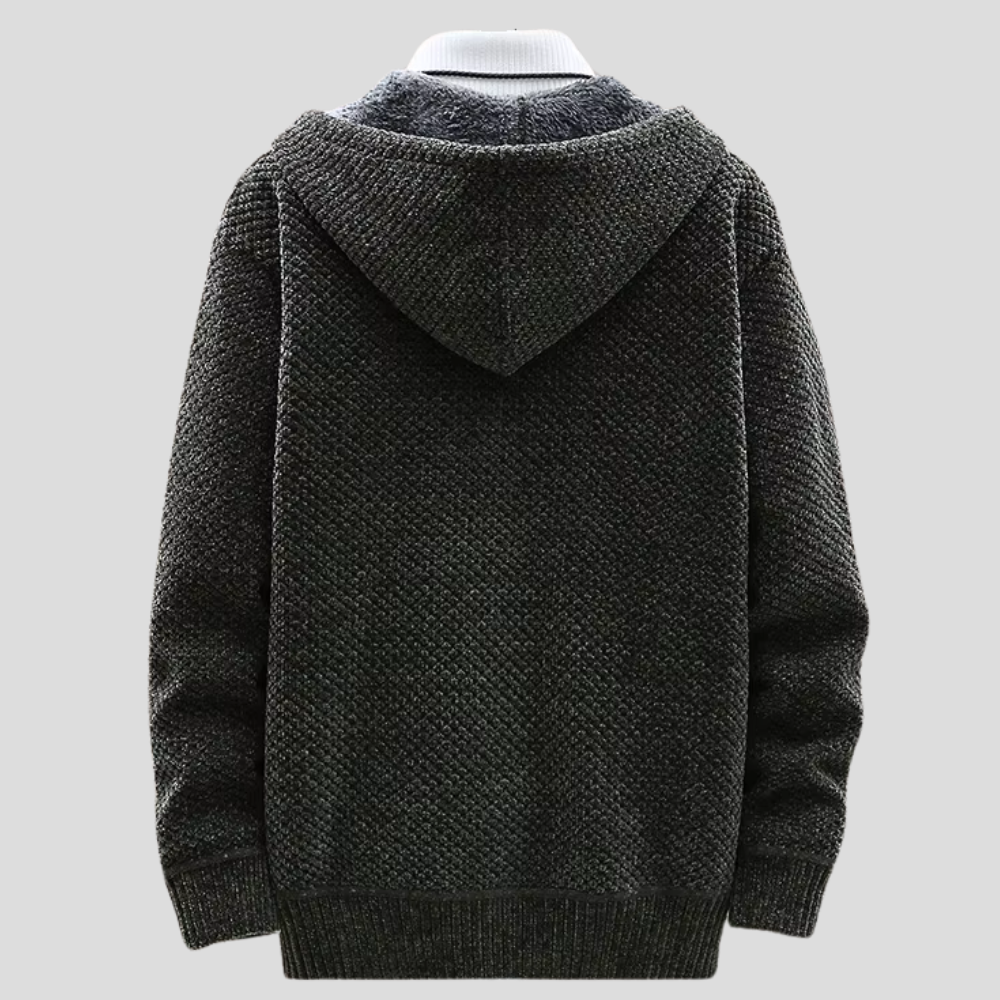 Yaro™ | Stickad Hoodie med Stil