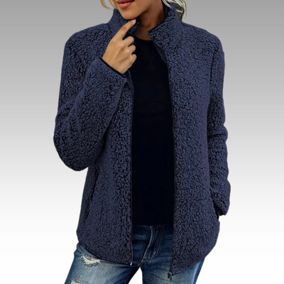 Silvia™ - Elegant Avslappnad Fleecejacka