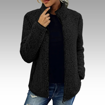 Silvia™ - Elegant Avslappnad Fleecejacka